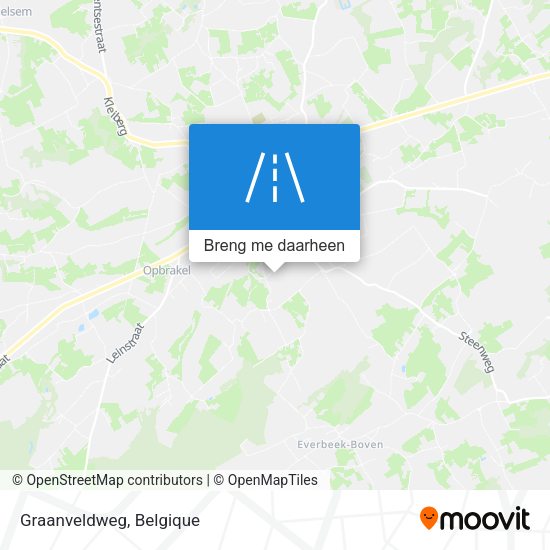 Graanveldweg kaart