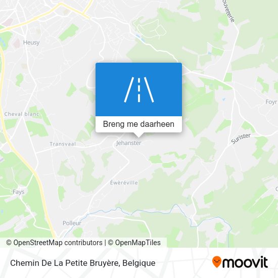 Chemin De La Petite Bruyère kaart