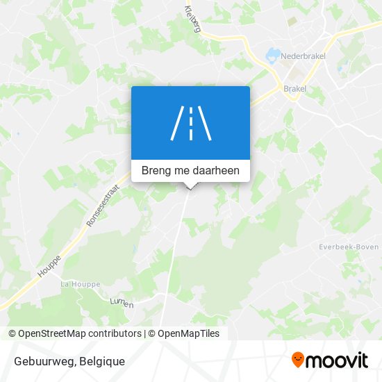 Gebuurweg kaart