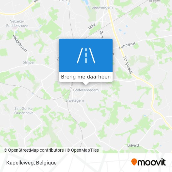 Kapelleweg kaart