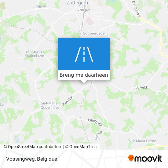 Vossingweg kaart