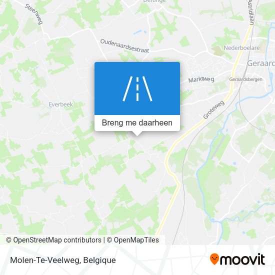 Molen-Te-Veelweg kaart