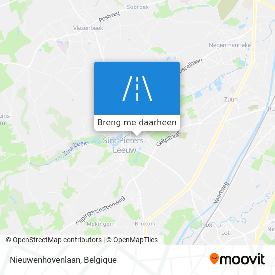 Nieuwenhovenlaan kaart