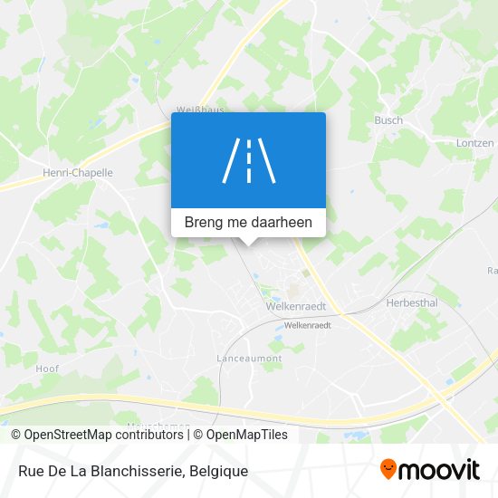 Rue De La Blanchisserie kaart