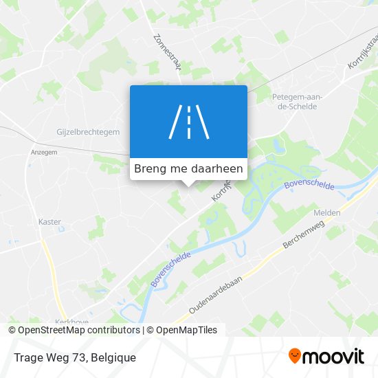 Trage Weg 73 kaart