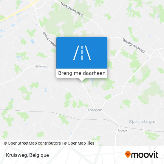 Kruisweg kaart