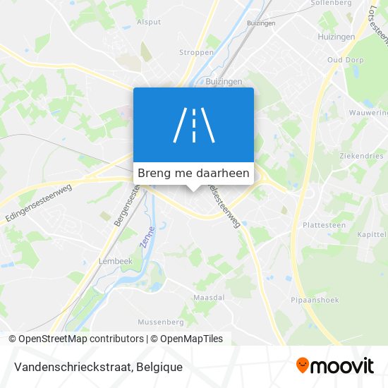 Vandenschrieckstraat kaart