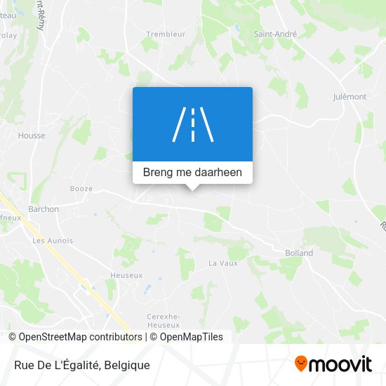 Rue De L'Égalité kaart