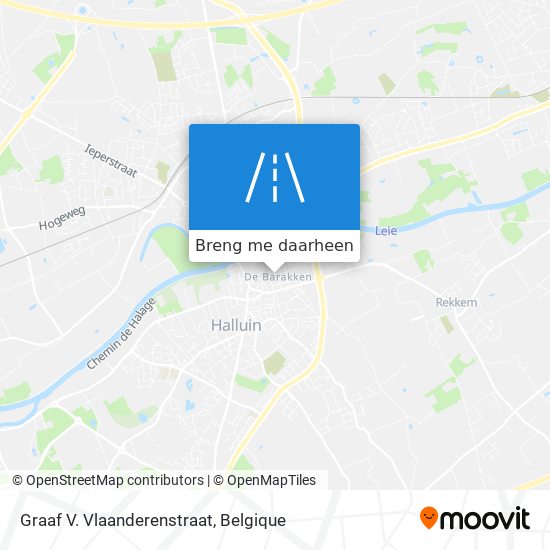 Graaf V. Vlaanderenstraat kaart