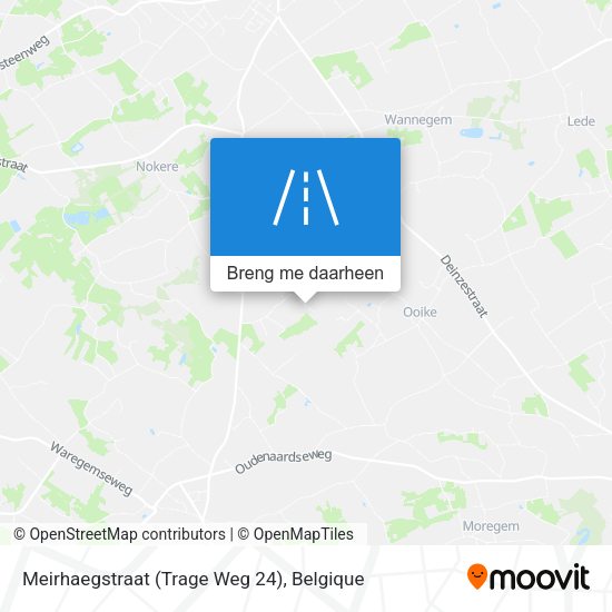 Meirhaegstraat (Trage Weg 24) kaart