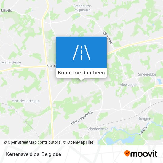 Kertensveldlos kaart