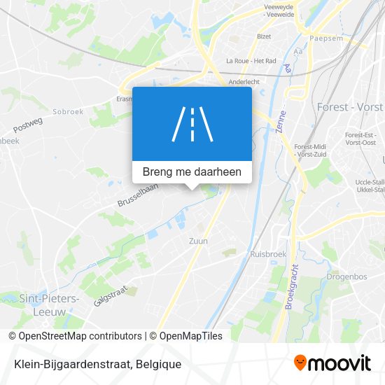 Klein-Bijgaardenstraat kaart