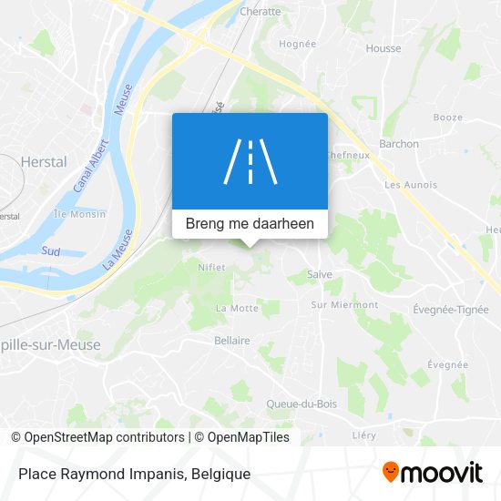Place Raymond Impanis kaart
