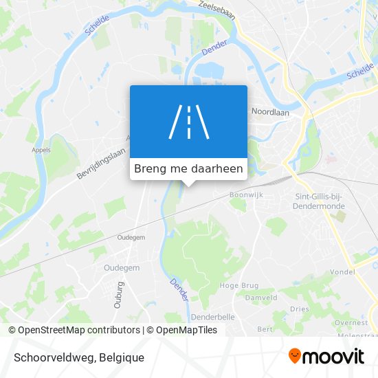 Schoorveldweg kaart