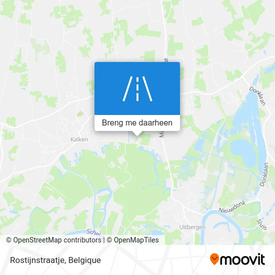 Rostijnstraatje kaart