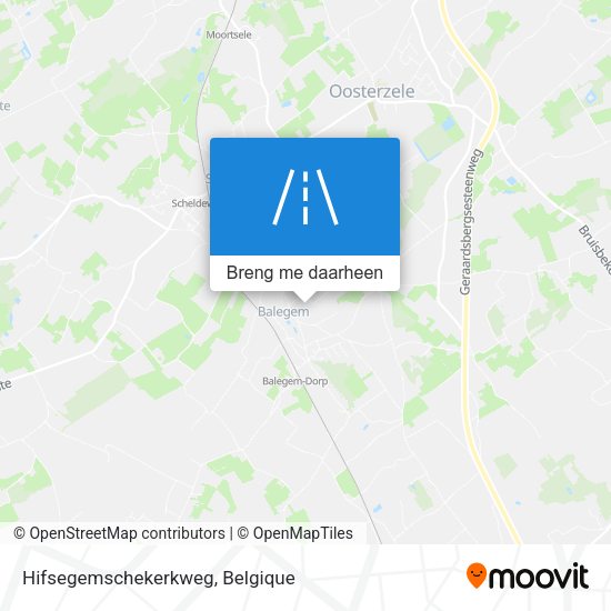 Hifsegemschekerkweg kaart