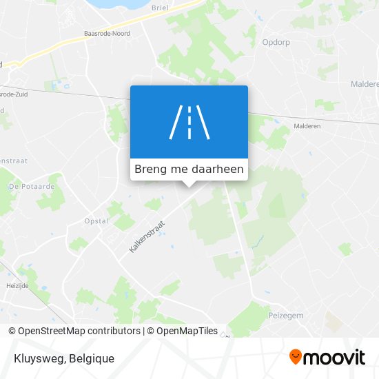 Kluysweg kaart