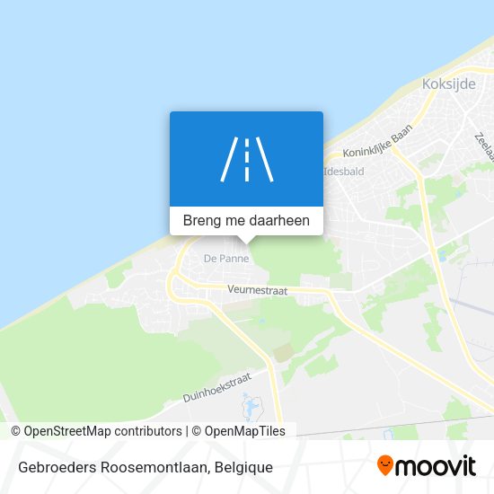 Gebroeders Roosemontlaan kaart