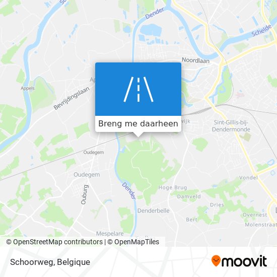 Schoorweg kaart