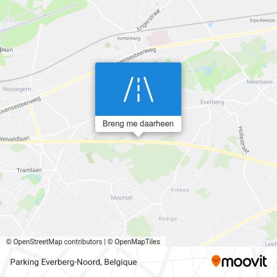 Parking Everberg-Noord kaart