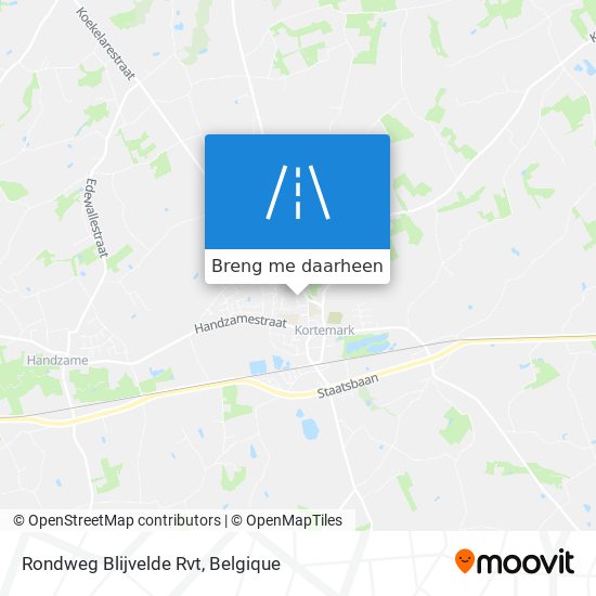 Rondweg Blijvelde Rvt kaart