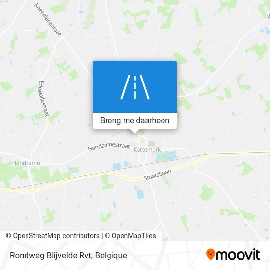 Rondweg Blijvelde Rvt kaart