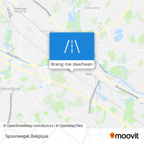 Spoorwegel kaart