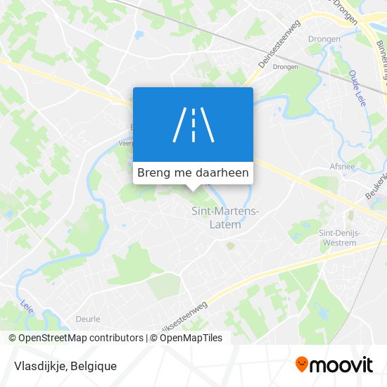 Vlasdijkje kaart