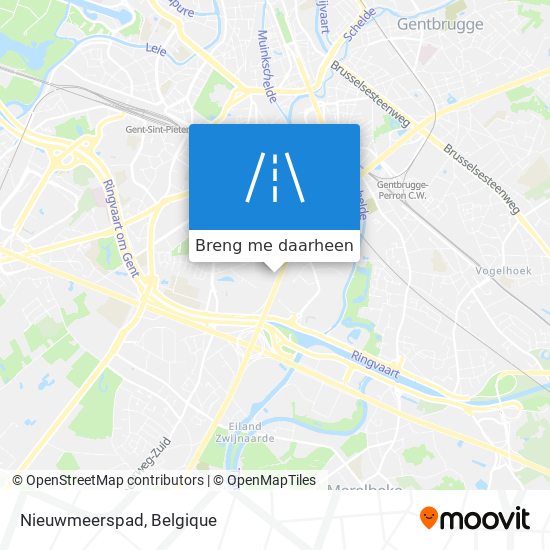 Nieuwmeerspad kaart