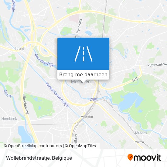 Wollebrandstraatje kaart