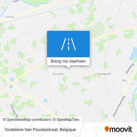 Godelieve Van Pouckestraat kaart