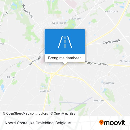 Noord-Oostelijke Omleiding kaart