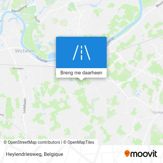 Heylendriesweg kaart