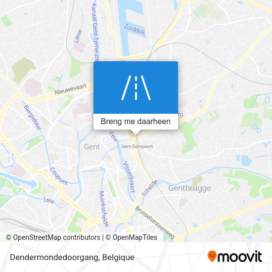 Dendermondedoorgang kaart