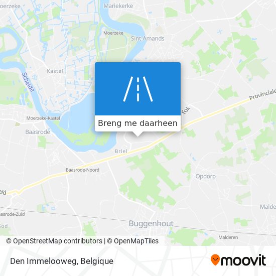 Den Immelooweg kaart