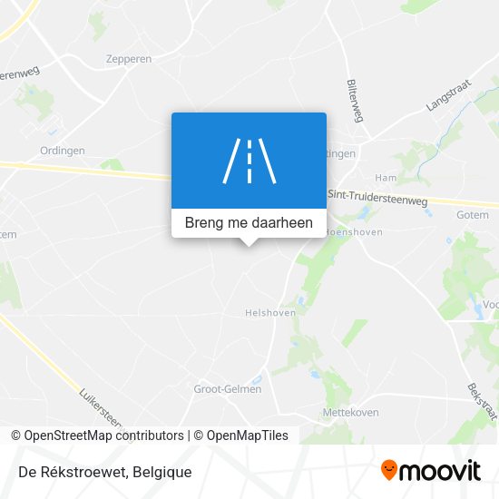 De Rékstroewet kaart