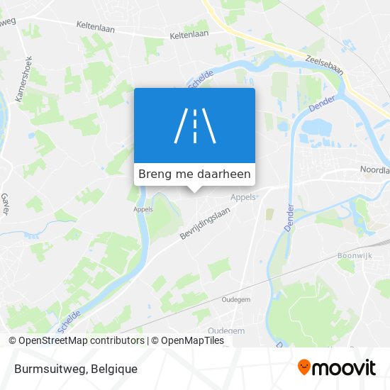 Burmsuitweg kaart