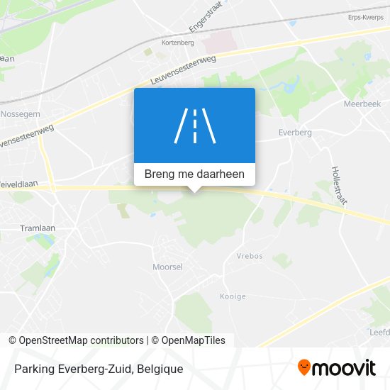 Parking Everberg-Zuid kaart