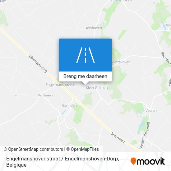 Engelmanshovenstraat / Engelmanshoven-Dorp kaart
