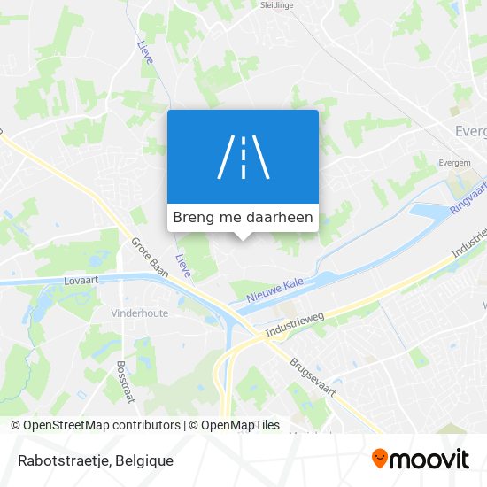 Rabotstraetje kaart