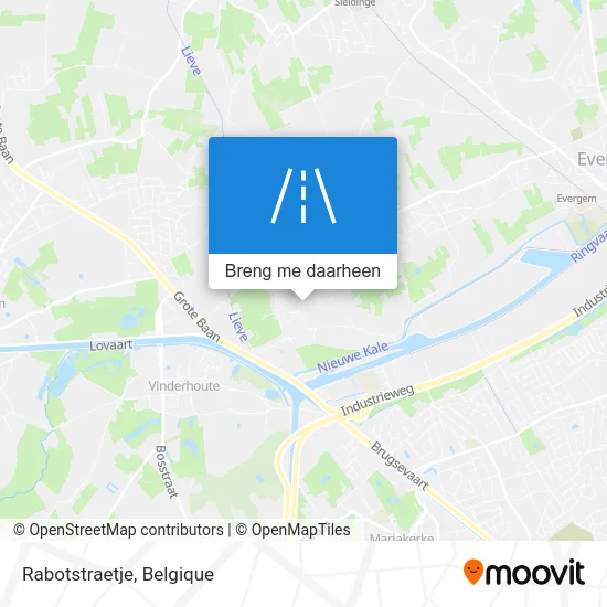 Rabotstraetje kaart