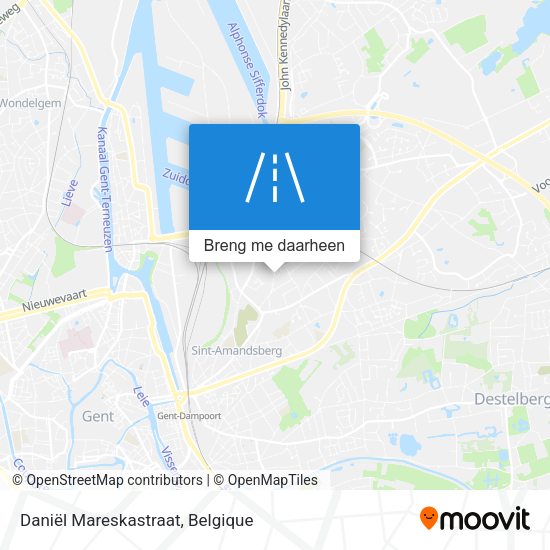 Daniël Mareskastraat kaart