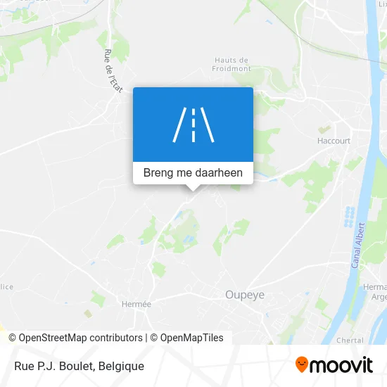 Rue P.J. Boulet kaart