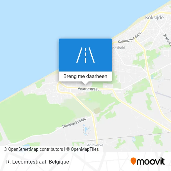 R. Lecomtestraat kaart