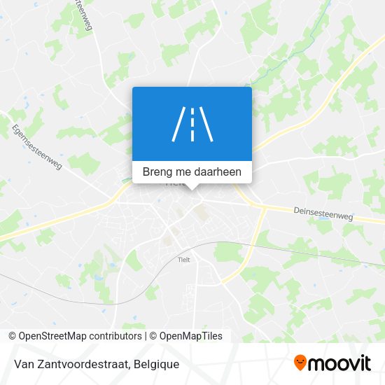 Van Zantvoordestraat kaart