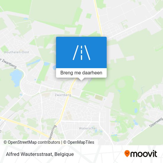 Alfred Wautersstraat kaart