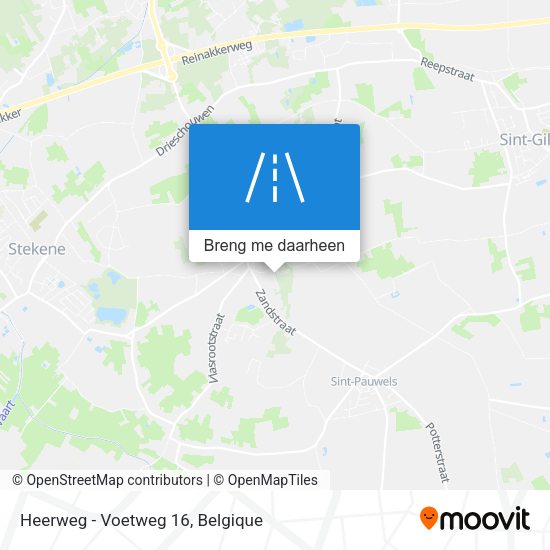 Heerweg - Voetweg 16 kaart