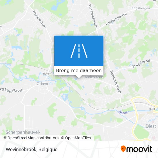 Wevinnebroek kaart