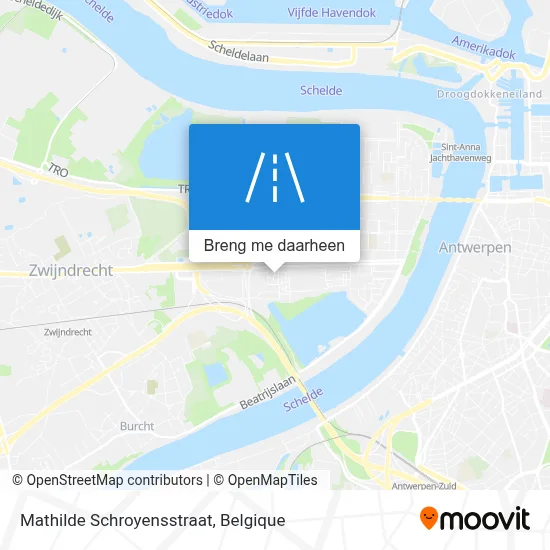 Mathilde Schroyensstraat kaart