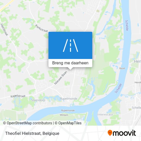 Theofiel Hielstraat kaart